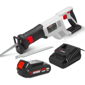 Draadloze reciprozaag X-Performer 20V met 2Ah batterij en snellader 1H