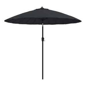 Castlefleming Parasol met aluminium paal 270 cm zwart Castlefleming Parasol met aluminium paal 270 cm zwart
