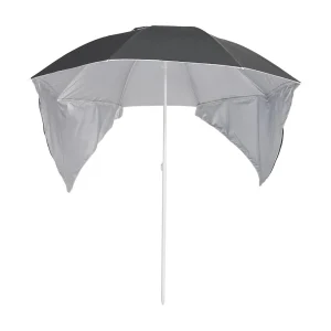 Ceyda Strandparasol met zijwanden 215 cm antracietkleurig Ceyda Strandparasol met zijwanden 215 cm antracietkleurig
