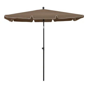Caylan Parasol met paal 210×140 cm taupe Caylan Parasol met paal 210×140 cm taupe