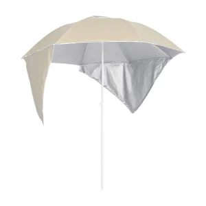 Ceyda Strandparasol met zijwanden 215 cm zandkleurig Ceyda Strandparasol met zijwanden 215 cm zandkleurig