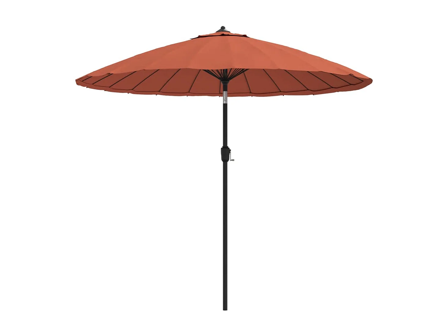 Castlefleming Parasol met aluminium paal 270 cm terracottakleurig