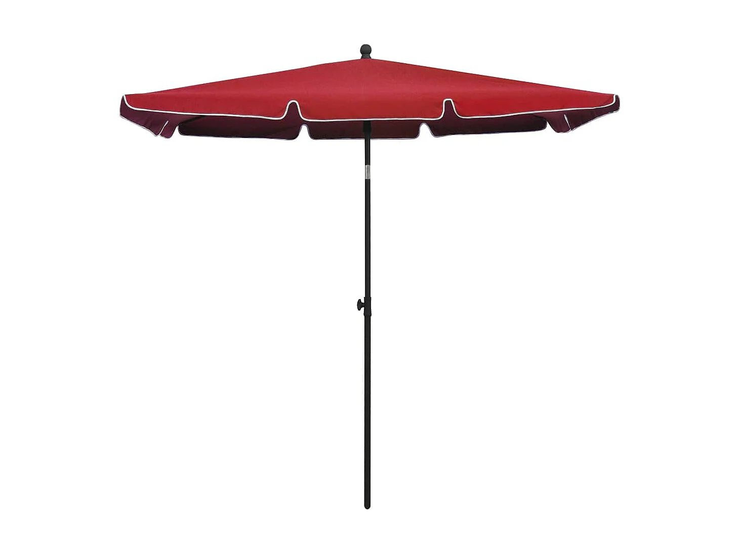 Caylan Parasol met paal 210x140 cm bordeauxrood