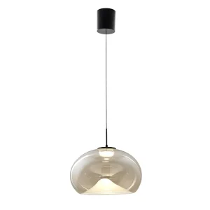 Brena – Enkele cognackleurige hanglamp van Fabas Luce – 14W dimbare LED – Plafondlamp – Diameter 33cm Brena – Enkele cognackleurige hanglamp van Fabas Luce – 14W dimbare LED – Plafondlamp – Diameter 33cm