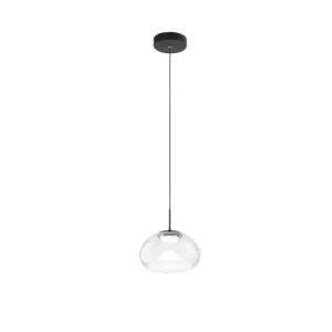 Brena – Transparante enkele hanglamp van Fabas Luce – Dimbare 10W LED – Plafondlamp – Diameter 22cm Brena – Transparante enkele hanglamp van Fabas Luce – Dimbare 10W LED – Plafondlamp – Diameter 22cm
