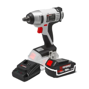 Draadloze slagschroevendraaier 20V – 180 Nm – met 4Ah batterij & 2H lader – X-Performer