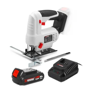 Draadloze Pendel decoupeerzaag 20V X-Performer – Houtzaag 51 mm / staal 2 mm – Met 2Ah batterij en 1H lader