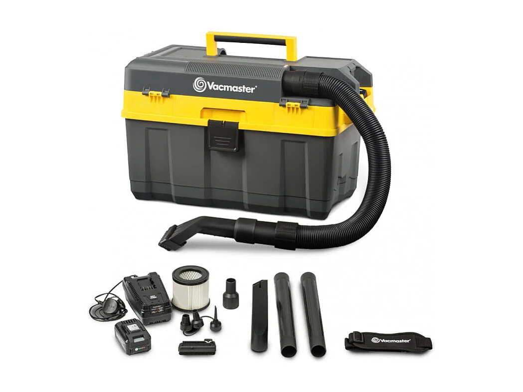 Draadloze water- en stofzuiger 20V met blaasfunctie - Vacmaster Professional