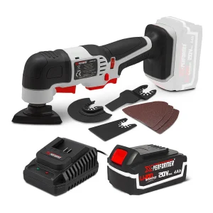Draadloze multifunctionele tool 20V X-Performer met 4Ah batterij en 2H snellader