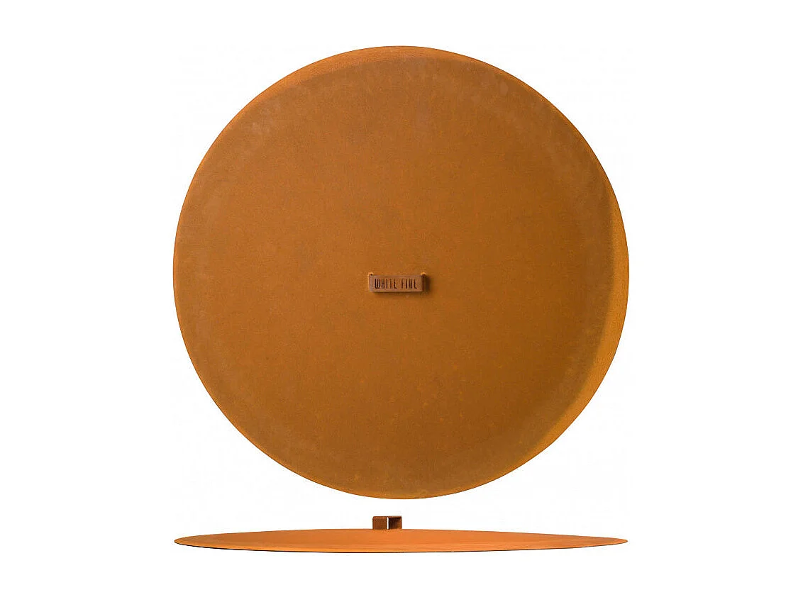 Deksel voor Cortenstalen White Fire barbecue, diameter 100 cm