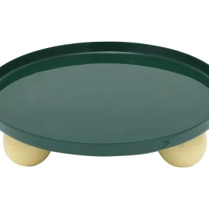 Dienblad Double Funky – 25x25x6.5 cm – Groen