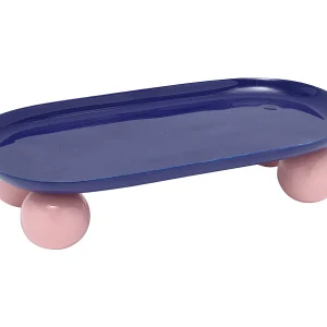 Dienblad Double Funky – 39x16x6 cm – Blauw