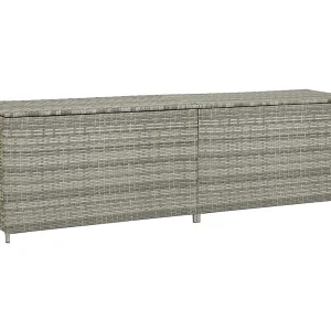 Dorian Tuinbox 200x50x60 cm poly rattan grijs Dorian Tuinbox 200x50x60 cm poly rattan grijs