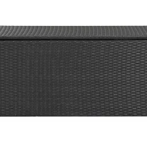 Dorian Tuinbox 100x50x50 cm poly rattan zwart Dorian Tuinbox 100x50x50 cm poly rattan zwart