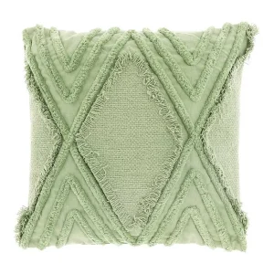 Crato kussen – 45x45cm – theegroen