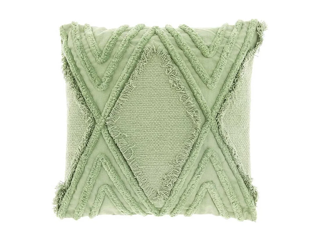 Crato kussen - 45x45cm - theegroen