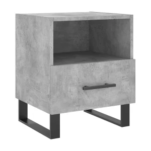 Bruni Nachtkastje 40x35x47,5 cm bewerkt hout betongrijs Bruni Nachtkastje 40x35x47,5 cm bewerkt hout betongrijs
