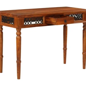 Claire-Olivia Bureau met lade 110x50x76 cm massief acaciahout Claire-Olivia Bureau met lade 110x50x76 cm massief acaciahout