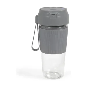 Draagbare blender Livoo DOP248G 40W 300ml grijs met 6 roestvrijstalen messen en oplaadbare USB-C batterij Draagbare blender Livoo DOP248G 40W 300ml grijs met 6 roestvrijstalen messen en oplaadbare USB-C batterij