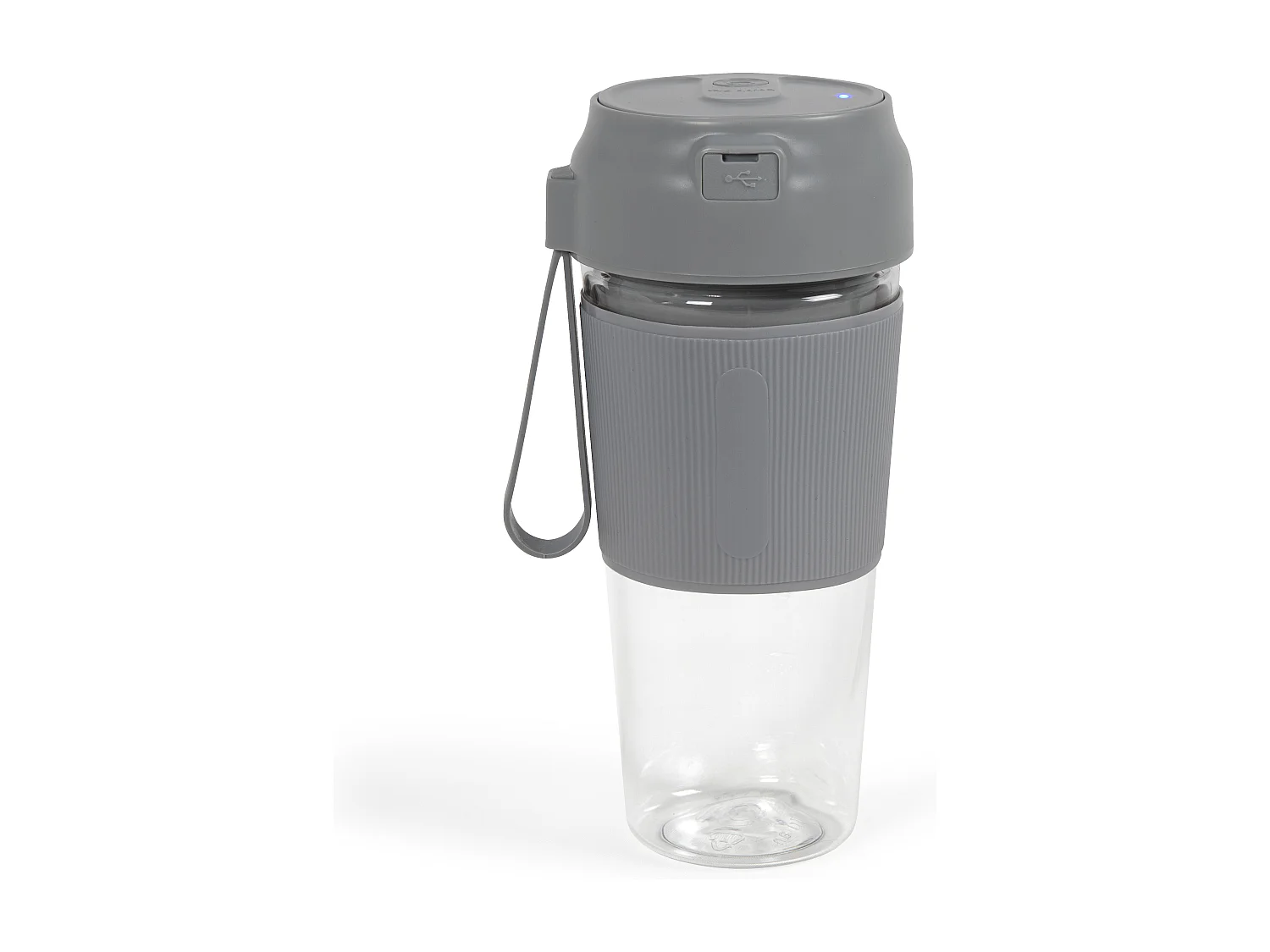 Draagbare blender Livoo DOP248G 40W 300ml grijs met 6 roestvrijstalen messen en oplaadbare USB-C batterij