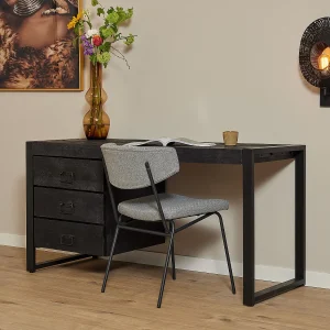 Bureau Boaz – 58x145x74cm – Zwart