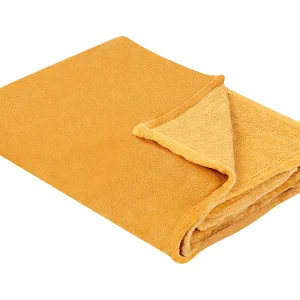Deken oranje 200 x 220 cm BAYBURT Deken oranje 200 x 220 cm BAYBURT