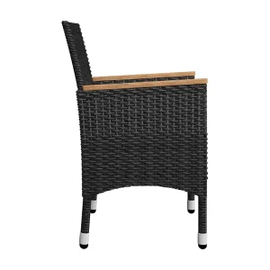 Claire-Célina 3-delige Tuinset zwart Claire-Célina 3-delige Tuinset zwart