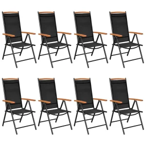 Bryson 9-delige Tuinset aluminium zwart Bryson 9-delige Tuinset aluminium zwart