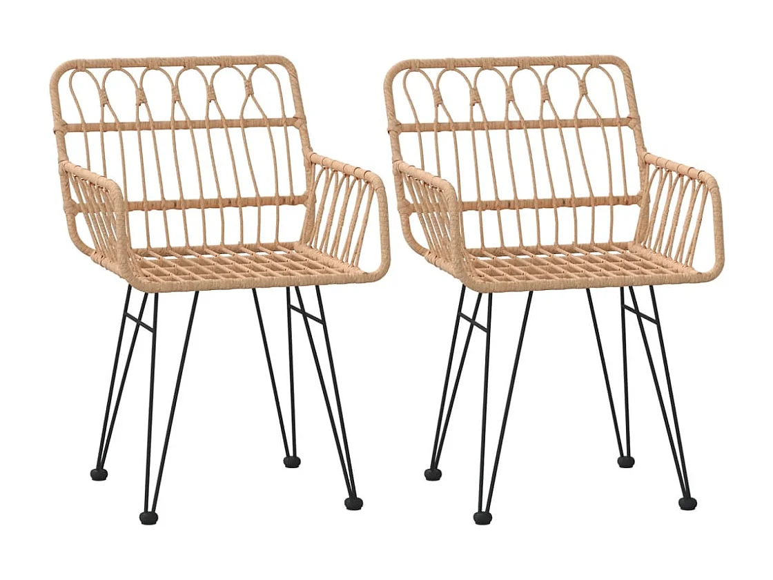 Claire-Sylvaine 3-delige Tuinset poly rattan