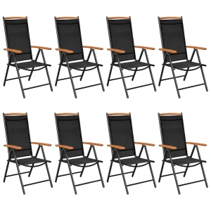 Bryson 9-delige Tuinset aluminium zwart Bryson 9-delige Tuinset aluminium zwart