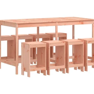 Claire-Rose-Anne  9-delige Tuinset massief douglashout