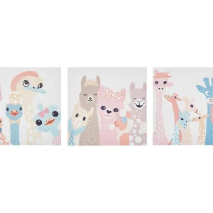 Canvasprint set van 3 meerkleurig TILLIA Canvasprint set van 3 meerkleurig TILLIA