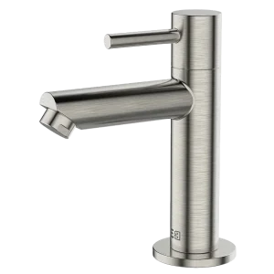 Deco roestvrijstalen wastafelmengkraan koud water stijl – Essebagno