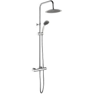 Color thermostatische douchekolom in chroom en wit – Essebagno Color thermostatische douchekolom in chroom en wit – Essebagno