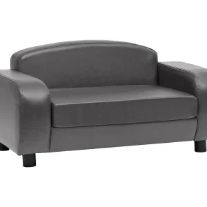 Dalin Hondenbank 80x50x40 cm kunstleer grijs Dalin Hondenbank 80x50x40 cm kunstleer grijs