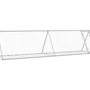 Claude-Gérard Konijnenhok 400x105x91 cm gegalvaniseerd staal zilverkleurig Claude-Gérard Konijnenhok 400x105x91 cm gegalvaniseerd staal zilverkleurig