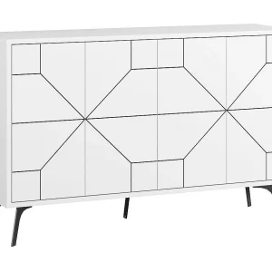 Buffet 4 deuren en versierde deuren L123 cm – Dune
