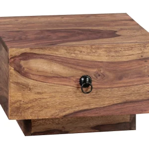 design nachtkastje MUMBAI massief hout sheesham 40x40x25 cm | Moderne nachtkastjes | Nachtkastje natuurlijk hout nachtkastje