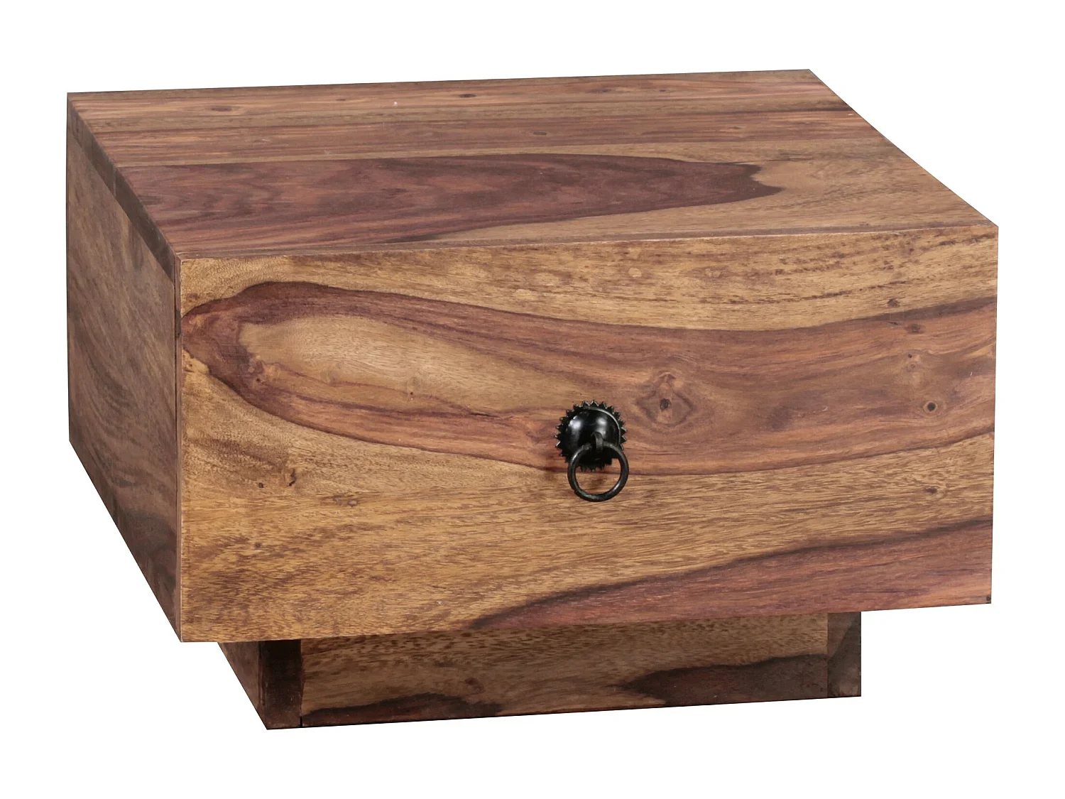 design nachtkastje MUMBAI massief hout sheesham 40x40x25 cm | Moderne nachtkastjes | Nachtkastje natuurlijk hout nachtkastje