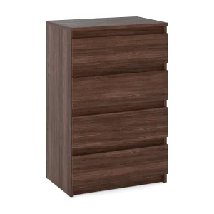 Commode met 4 lades Eiken Wengé 60 CM TV-meubel – Meubels voor woonkamer en slaapkamer Commode met 4 lades Eiken Wengé 60 CM TV-meubel – Meubels voor woonkamer en slaapkamer