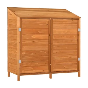 Bristol Tuinschuur 102x52x112 cm massief vurenhout bruin Bristol Tuinschuur 102x52x112 cm massief vurenhout bruin
