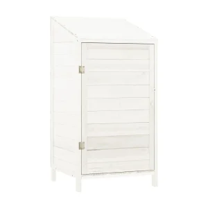 Bristol Tuinschuur 55x52x112 cm massief vurenhout wit Bristol Tuinschuur 55x52x112 cm massief vurenhout wit