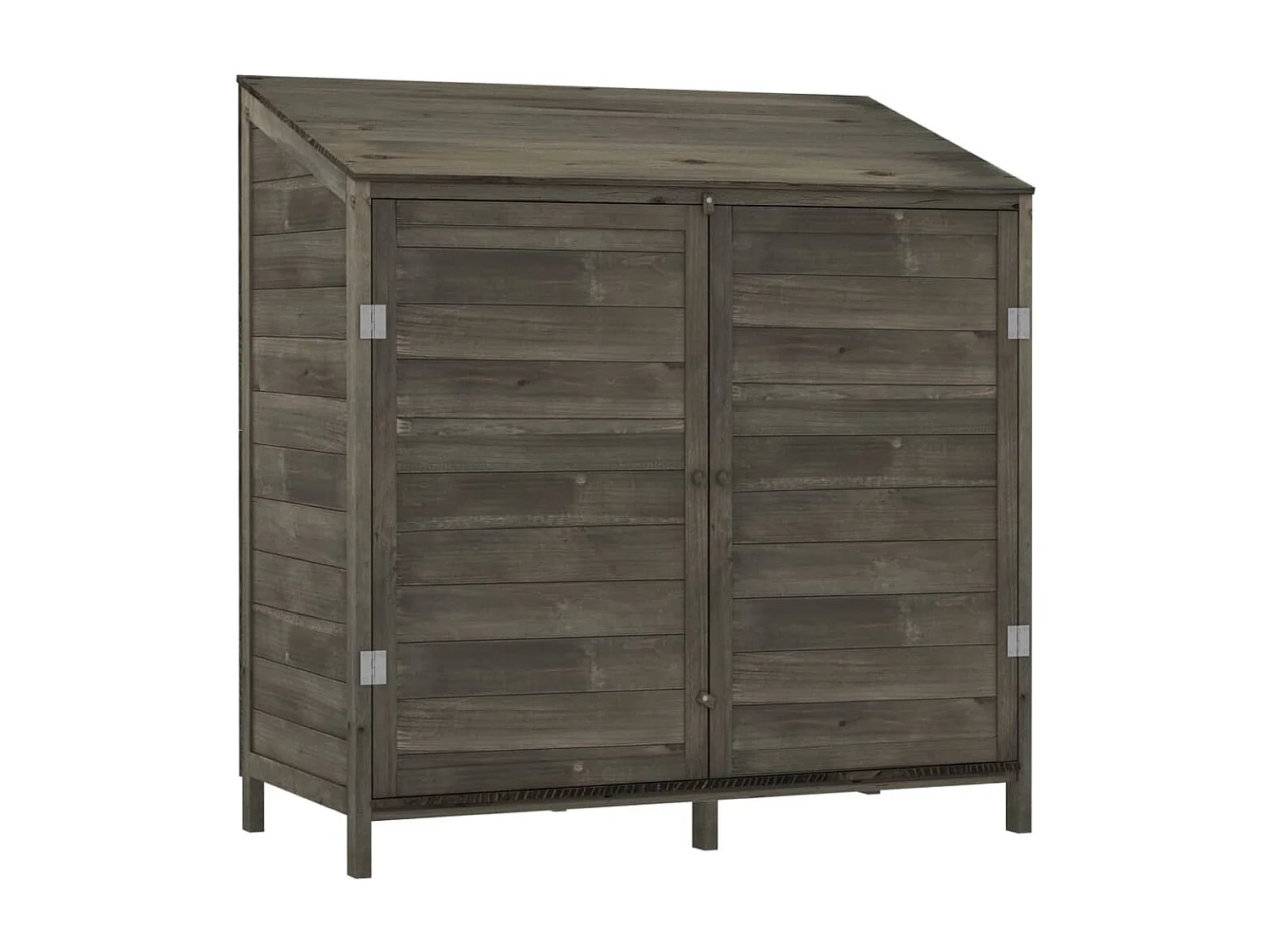Bristol Tuinschuur 102x52x112 cm massief vurenhout antracietkleurig