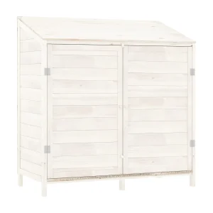 Bristol Tuinschuur 102x52x112 cm massief vurenhout wit Bristol Tuinschuur 102x52x112 cm massief vurenhout wit
