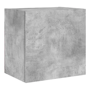 Chaffee Tv-wandmeubel 40,5x30x40 cm bewerkt hout betongrijs Chaffee Tv-wandmeubel 40,5x30x40 cm bewerkt hout betongrijs