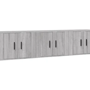 Crofton Tv-wandmeubels 3 st 57×34,5×40 cm grijs sonoma eikenkleurig Crofton Tv-wandmeubels 3 st 57×34,5×40 cm grijs sonoma eikenkleurig