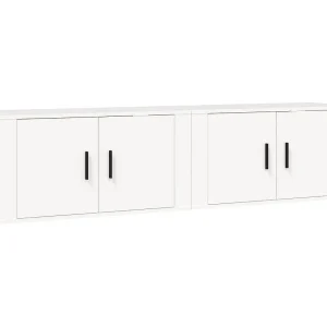 Crofton  Tv-wandmeubels 2 st 80×34,5×40 cm wit