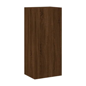 Chaffee Tv-wandmeubel 40,5x30x90 cm bewerkt hout bruin eikenkleur Chaffee Tv-wandmeubel 40,5x30x90 cm bewerkt hout bruin eikenkleur