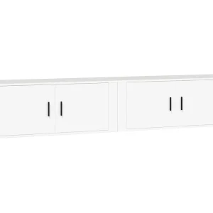 Crofton  Tv-wandmeubels 2 st 100×34,5×40 cm wit