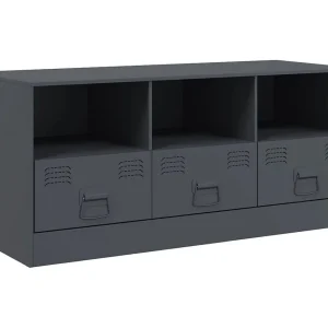 Dafina Tv-meubel 99x39x44 cm staal antracietkleurig Dafina Tv-meubel 99x39x44 cm staal antracietkleurig